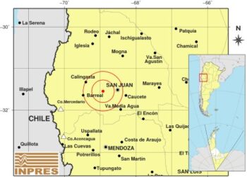 San Juan sacudida por un fuerte sismo con epicentro en Zonda