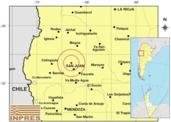 San Juan registró un fuerte sismo que sacudió la tarde