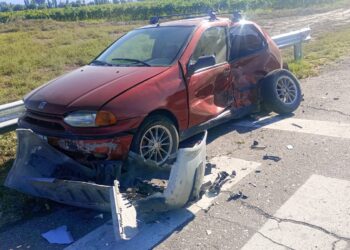 Conductor ebrio provocó un grave accidente en 25 de Mayo