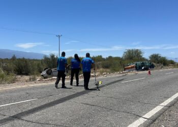 Identifican al hombre que falleció tras vuelco en la Ruta 141 en Caucete