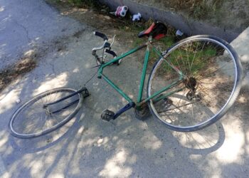 Un hombre fue trasladado al hospital tras caer de su bicicleta en Pocito