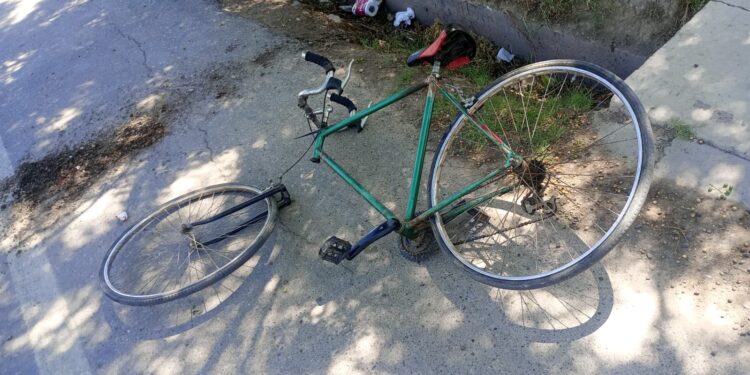 Un hombre fue trasladado al hospital tras caer de su bicicleta en Pocito