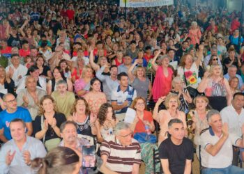 Daniela Rodríguez asumió el PJ chimbero y fue el acto más multitudinario