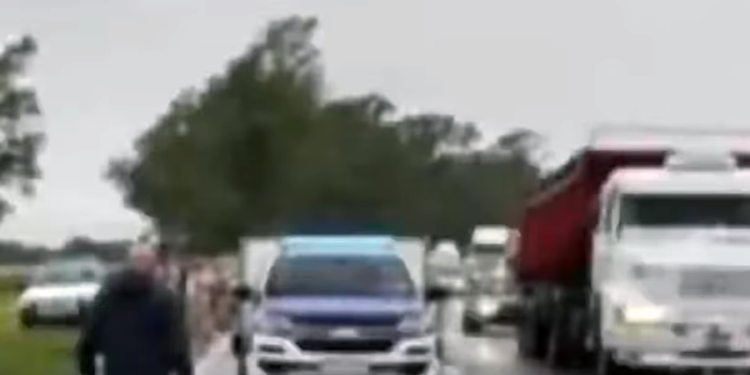 Un camión chocó y mató a tres policías que asistían a víctima de un accidente