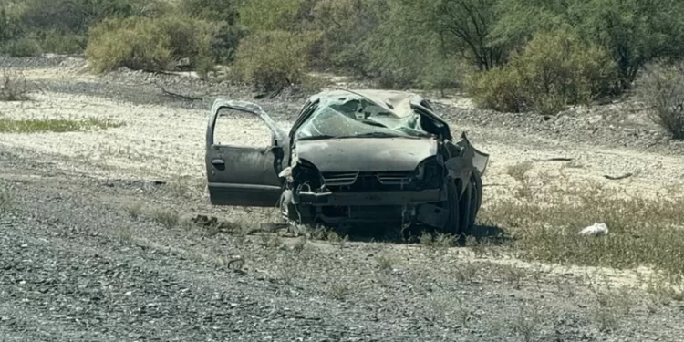 Vuelco en la Ruta 20: Hay dos heridos, entre ellos una extranjera
