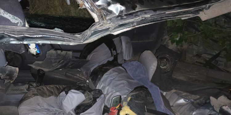 Impactantes imágenes del accidente fatal en la Ruta 183 en 9 de Julio