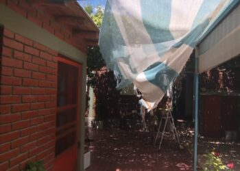 Murió el anciano que cayó del techo de su casa en Calingasta