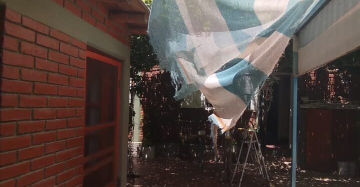 Murió el anciano que cayó del techo de su casa en Calingasta