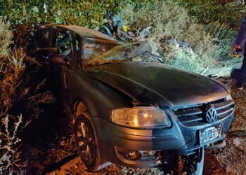 Impactantes imágenes del accidente fatal en la Ruta 183 en 9 de Julio