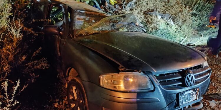 Impactantes imágenes del accidente fatal en la Ruta 183 en 9 de Julio
