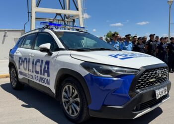 Rawson incorporó la primera unidad blindada para su Policía Comunal