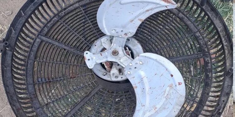Se soltó el aspa de un ventilador y mató a un hombre de 38 años
