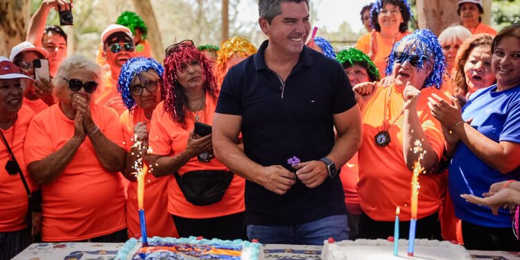 Orrego visitó una colonia de verano y resaltó su impacto en la inclusión social