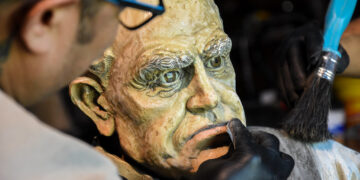 La estatua de Domingo Faustino Sarmiento quedó restaurada