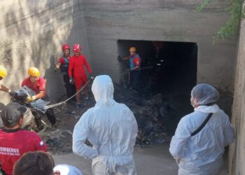 Así encontraron a Leonel en el canal: las impactantes imágenes del rescate