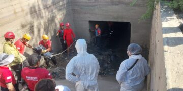 Así encontraron a Leonel en el canal: las impactantes imágenes del rescate