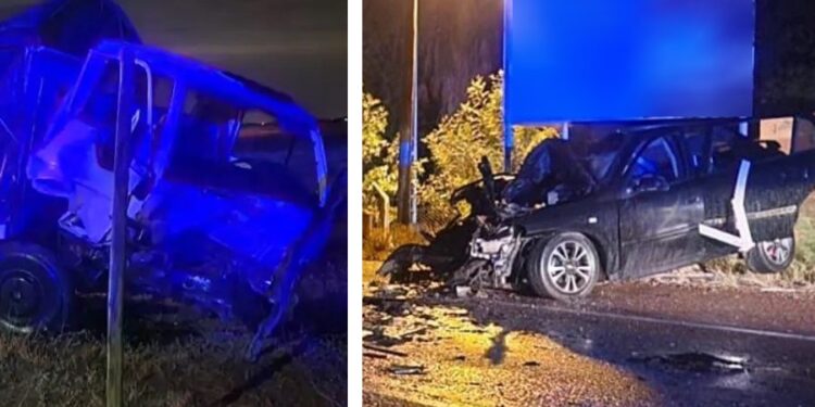 Conmoción por la muerte de una mujer y su hija en brutal choque frontal