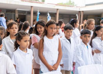 Comenzaron las clases del Ciclo Lectivo 2025 con un acto en Albardón