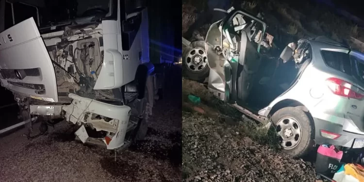 Una mujer y sus dos hijos: quiénes murieron en el choque frontal en la ruta 7