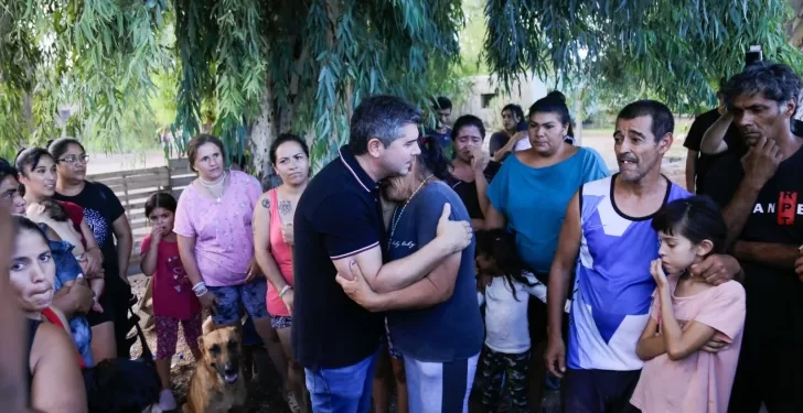 Marcelo Orrego recorrió Albardón tras el temporal y anunció obras claves