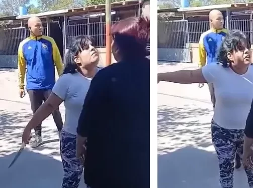 Amenazó a su vecina con un cuchillo y terminó detenida en Chimbas