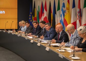 Orrego presentó el potencial de San Juan ante diplomáticos de 22 países de la Unión Europea