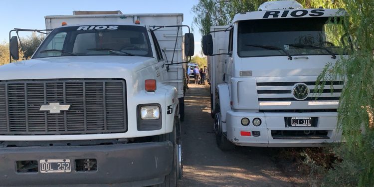 Empleados infieles: Atrapan a dos camioneros robando pasas en Caucete