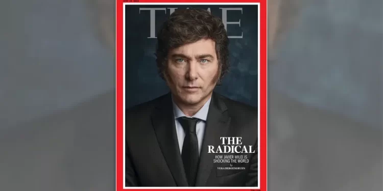 Javier Milei es persona más influyente en el mundo elegido por la revista Time