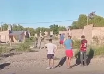 El video del brutal ajuste de cuentas en Albardón: Vecinos atacaron a un ladrón