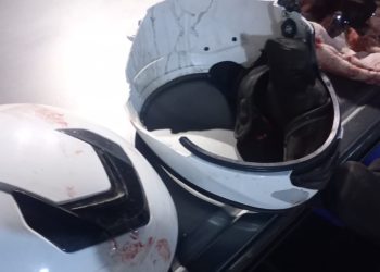 Trampa mortal: Atraviesan un alambre en la calle para robarle la moto y queda grave