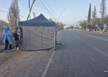 Conmoción: Menor de 16 años murió al chocar su moto en una pilastra metálica