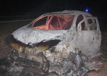 Accidente en Ruta 141: un auto volcó, se prendió fuego y el conductor sobrevivió