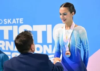 Sara Toia, finalista mundial en patinaje artístico, representará a San Juan en Italia