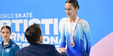 Sara Toia, finalista mundial en patinaje artístico, representará a San Juan en Italia