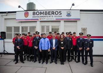 Más seguridad en Iglesia: Orrego habilitó un moderno destacamento de bomberos