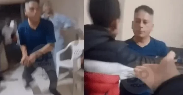 Dos pastores se agarraron a piñas en el templo