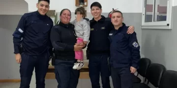 Policías de San Juan salvaron a una beba de 3 años que sufrió un paro cardiorrespiratorio