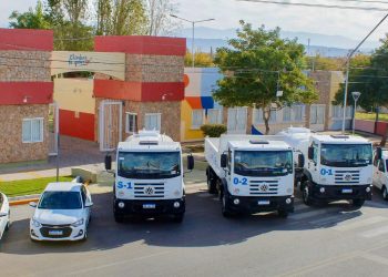 Chimbas sumó camiones, autos y máquinas a su parque automotor