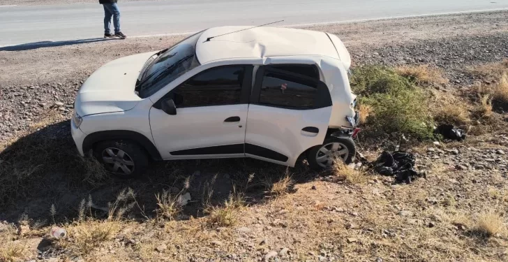 Mujer resultó lesionada tras ser embestida por una camioneta en Pocito