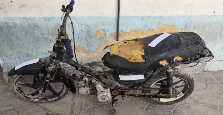 Recuperan en Caucete una moto robada hace siete años