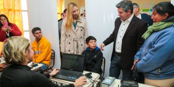 Marcelo Orrego recorrió el operativo San Juan Cerca en Angaco