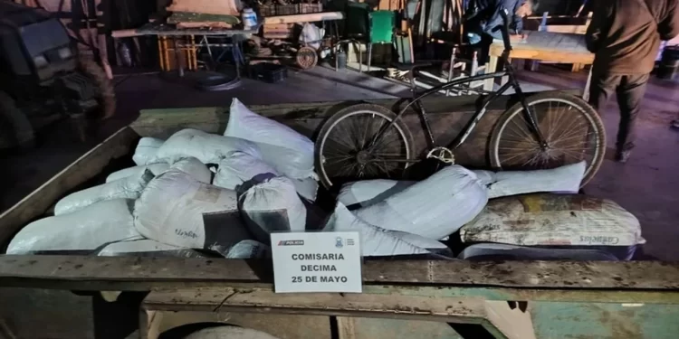 Delincuentes saquearon una finca, pero la Policía logró recuperar el botín