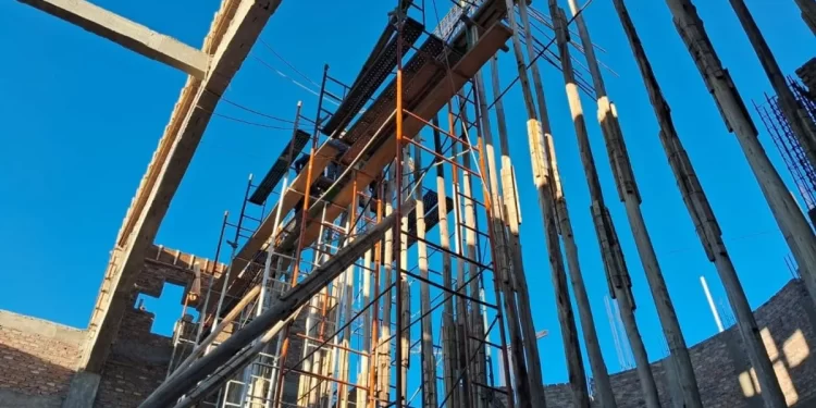 Importante avance en el monumental Santuario de San Expedito en Bermejo