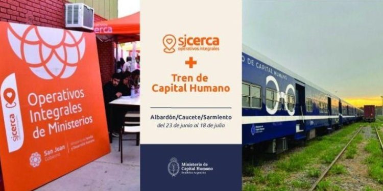 Llega el Tren Sanitario a San Juan con servicios gratuitos y operativos integrales