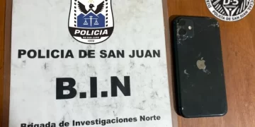 Recuperaron un iPhone robado en Rawson