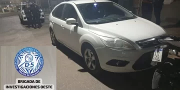 Recuperaron un Ford Focus robado en Rawson y detectaron documentación apócrifa
