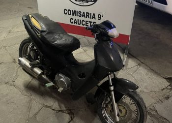 Motocicleta con motor ilegible desata investigación en Caucete