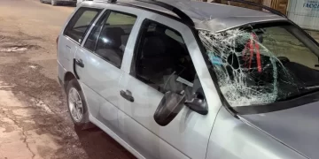 Nuevo accidente por animales sueltos: un auto chocó contra un caballo en Ruta 20