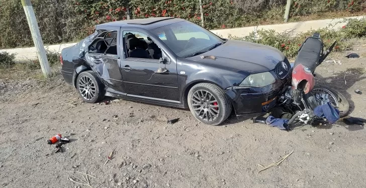 Un policía resultó gravemente herido en un choque en Caucete