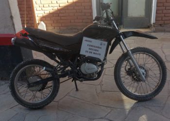 Recuperaron una moto sustraída en 25 de Mayo tras una denuncia clave